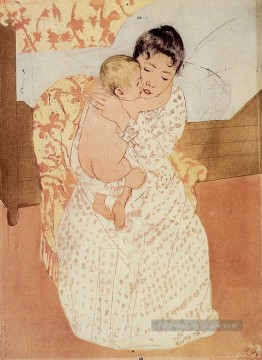 Mary Cassatt œuvres - Nu Enfant mères des enfants Mary Cassatt
